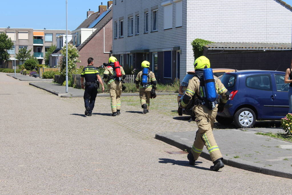 Woning vol rook door vergeten pan
