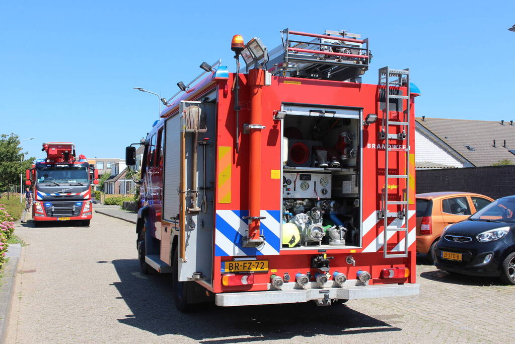 Woning vol rook door vergeten pan