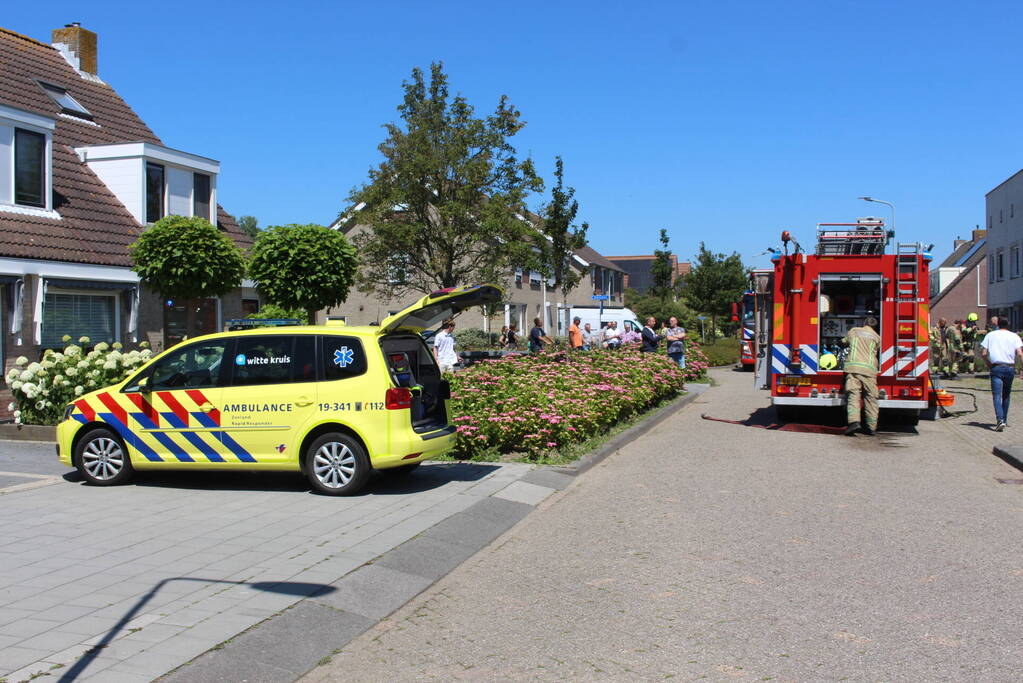Woning vol rook door vergeten pan