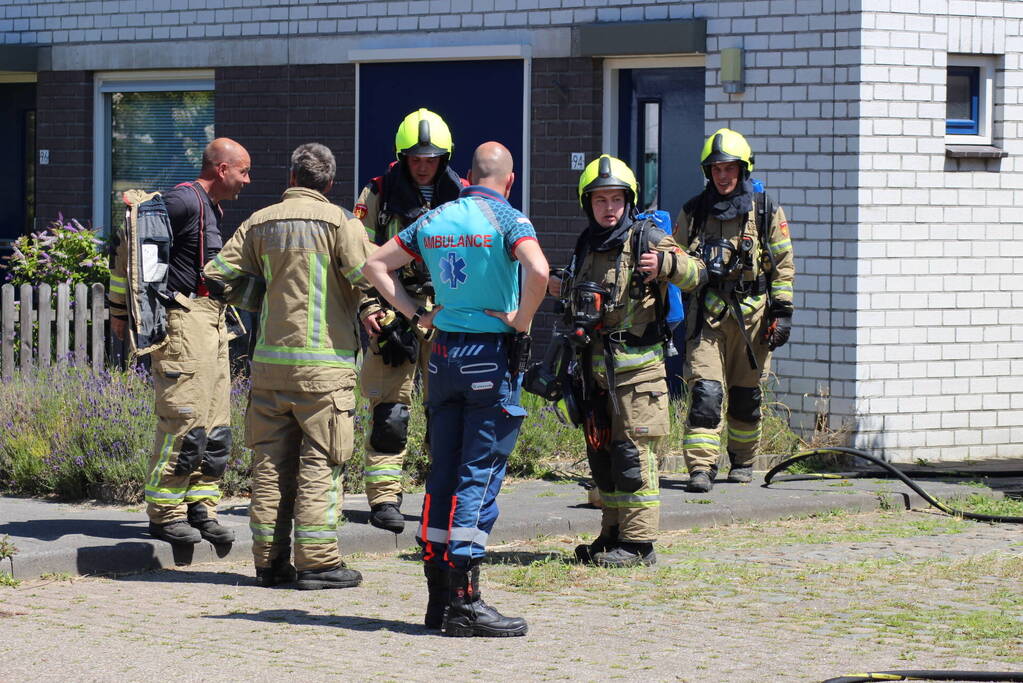 Woning vol rook door vergeten pan