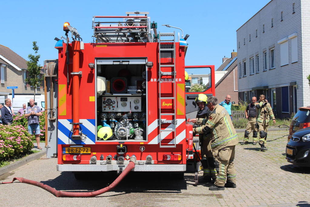 Woning vol rook door vergeten pan