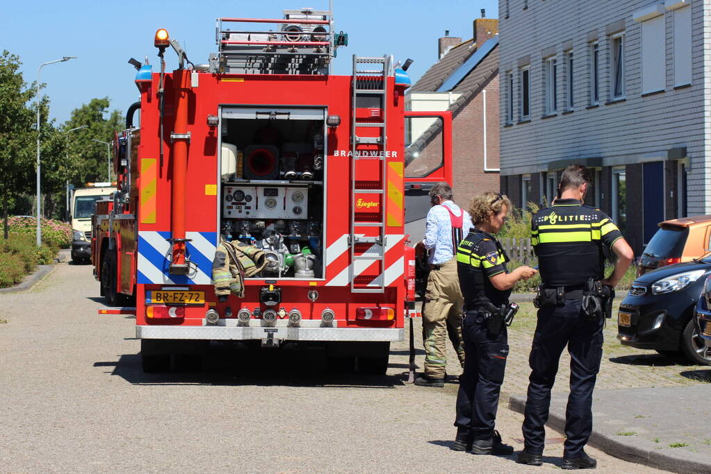 Woning vol rook door vergeten pan