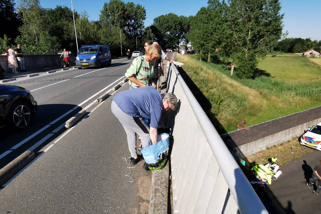 Snelweg afgesloten na ongeval met tractor
