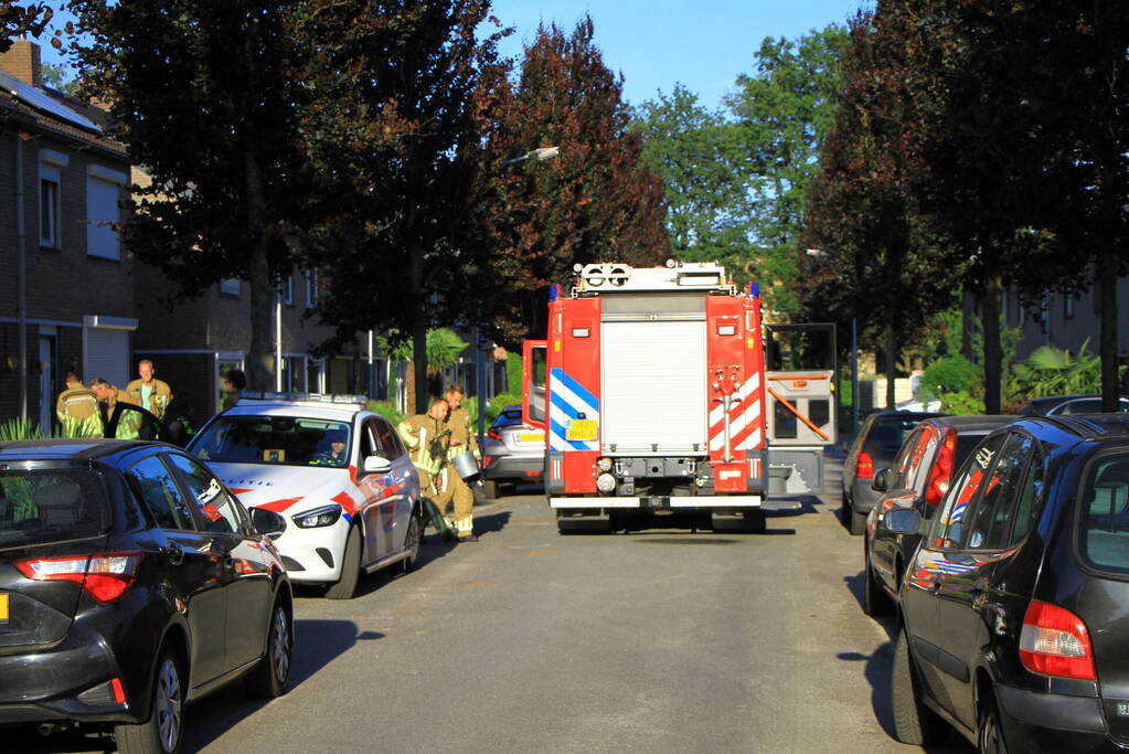 Bloembakken in brand