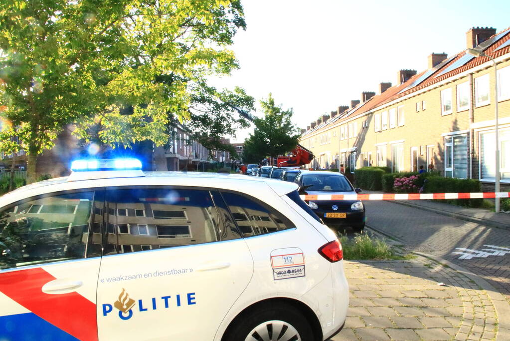 Brand op zolder in rijtjeswoning