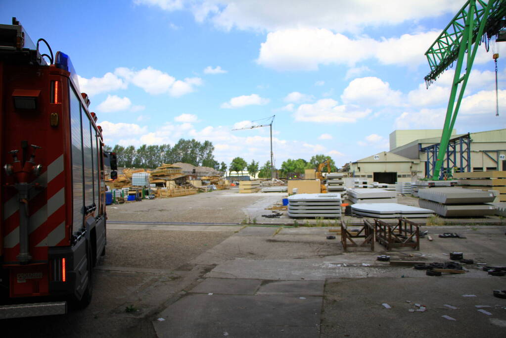 Gasleiding geraakt bij sloopwerkzaamheden