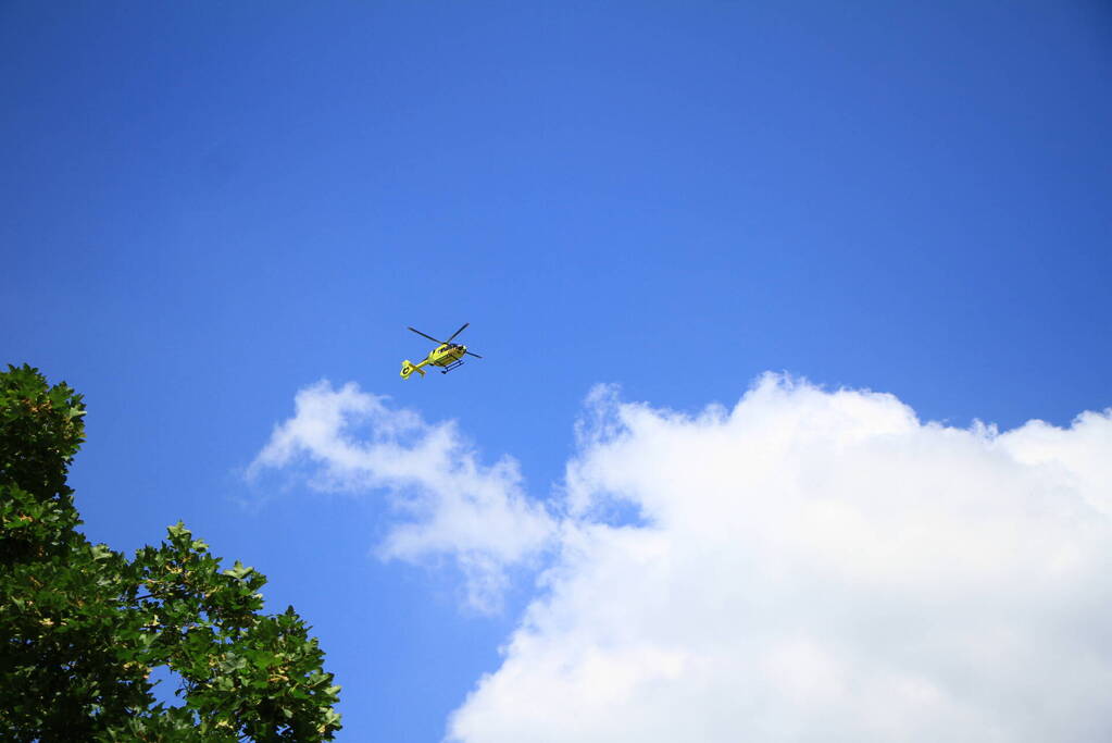 Traumahelikopter landt in Boshoven vanwege incident