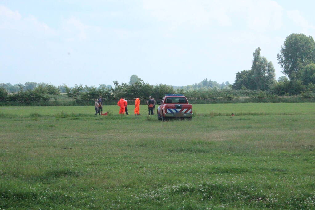 Grote reddingsactie voor paard te water