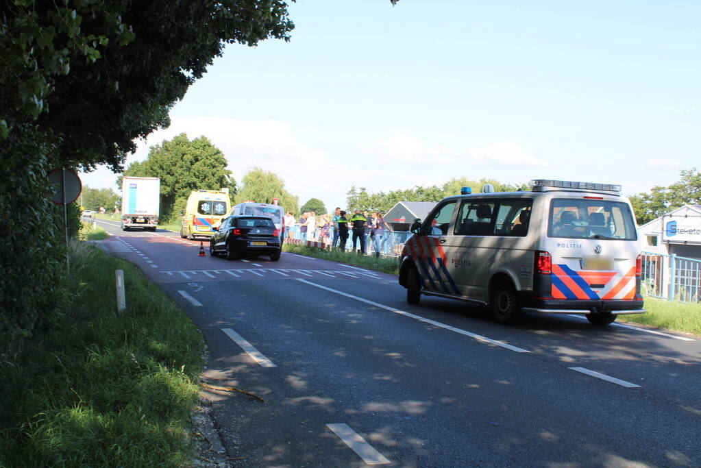 Vier voettuigen betrokken bij kettingbotsing