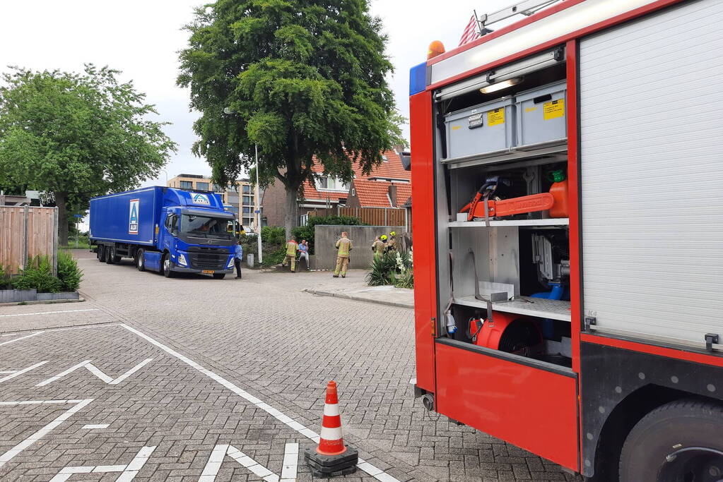 Supermarkt Aldi ontruimd vanwege koolstofmonoxide
