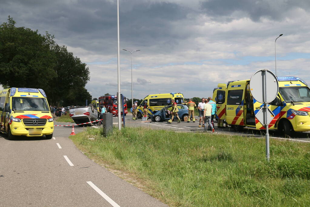Meerdere gewonden bij ernstig ongeval