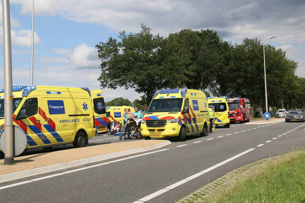 Meerdere gewonden bij ernstig ongeval