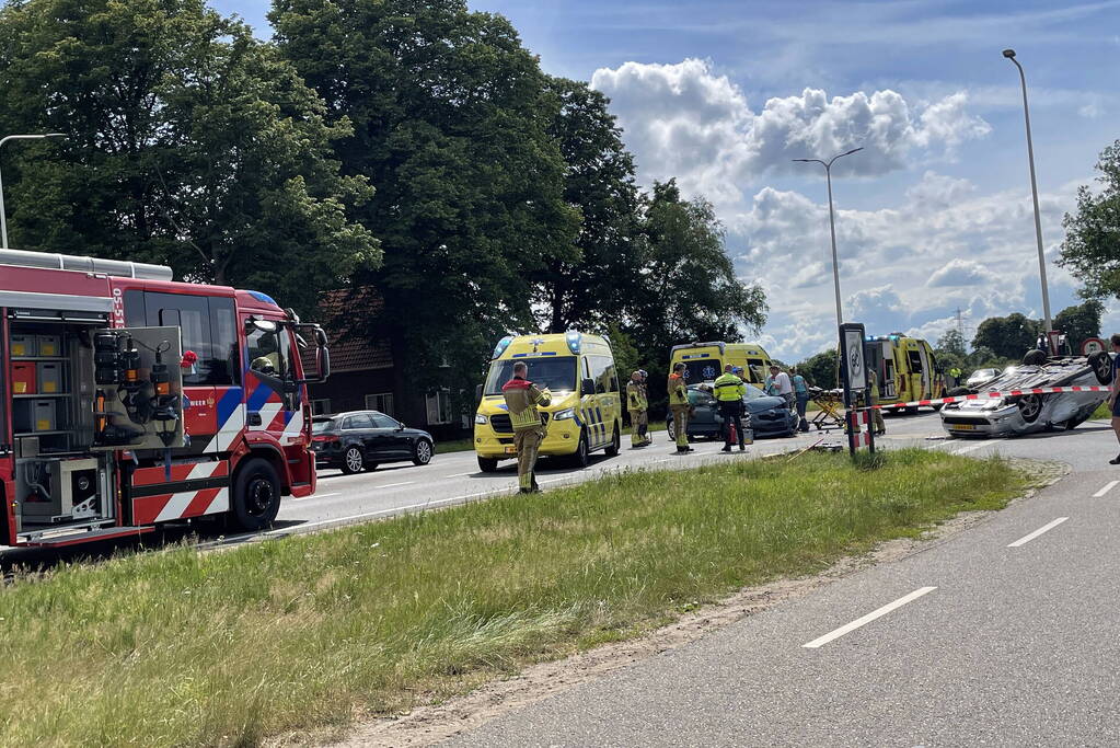 Meerdere gewonden bij ernstig ongeval