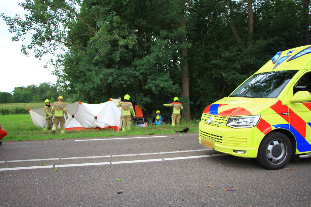 Persoon overleden na eenzijdig ongeval