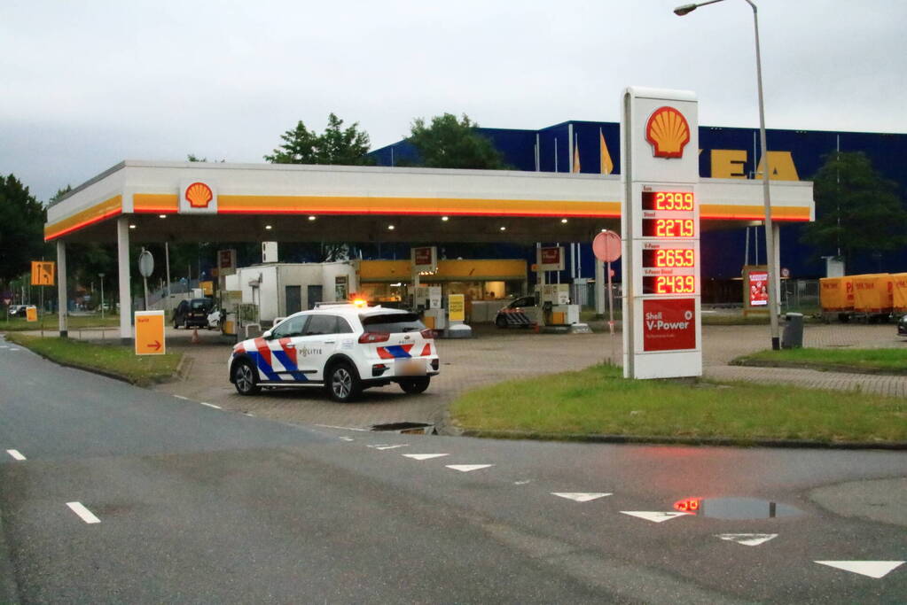 Gewapende overval op tankstation