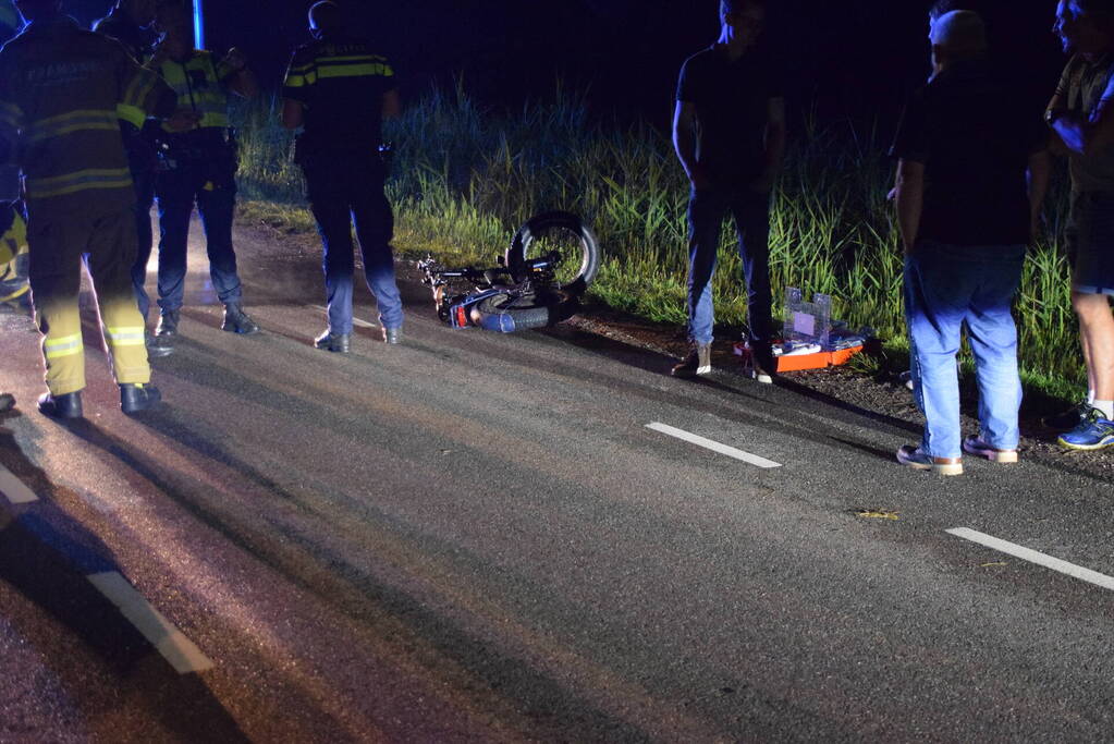 E-biker gewond bij botsing met voetganger