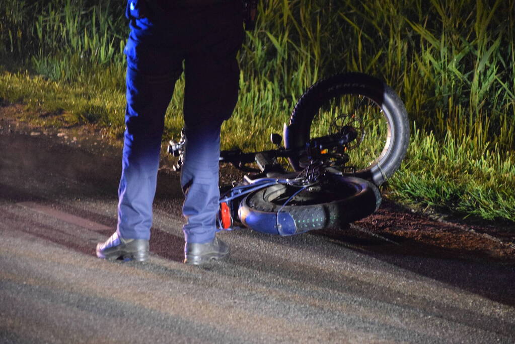 E-biker gewond bij botsing met voetganger