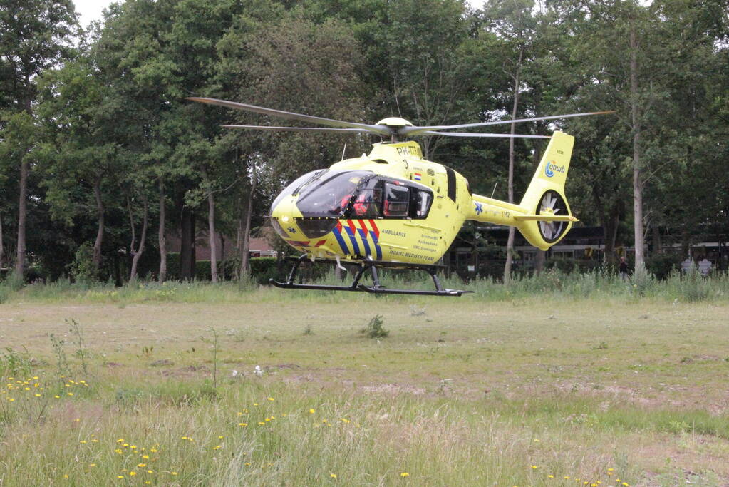 Inzet traumahelikopter trekt veel bekijks