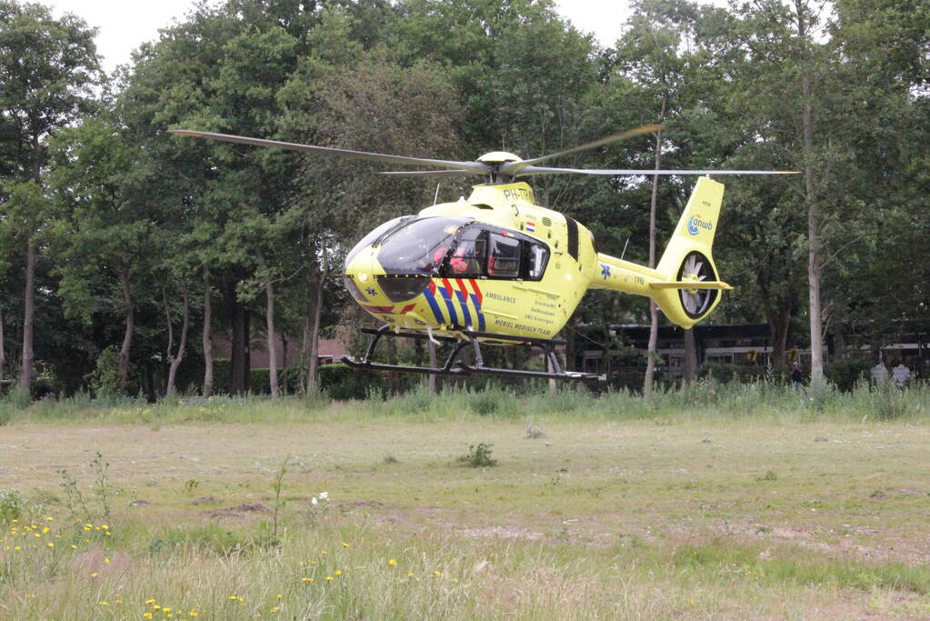 Inzet traumahelikopter trekt veel bekijks