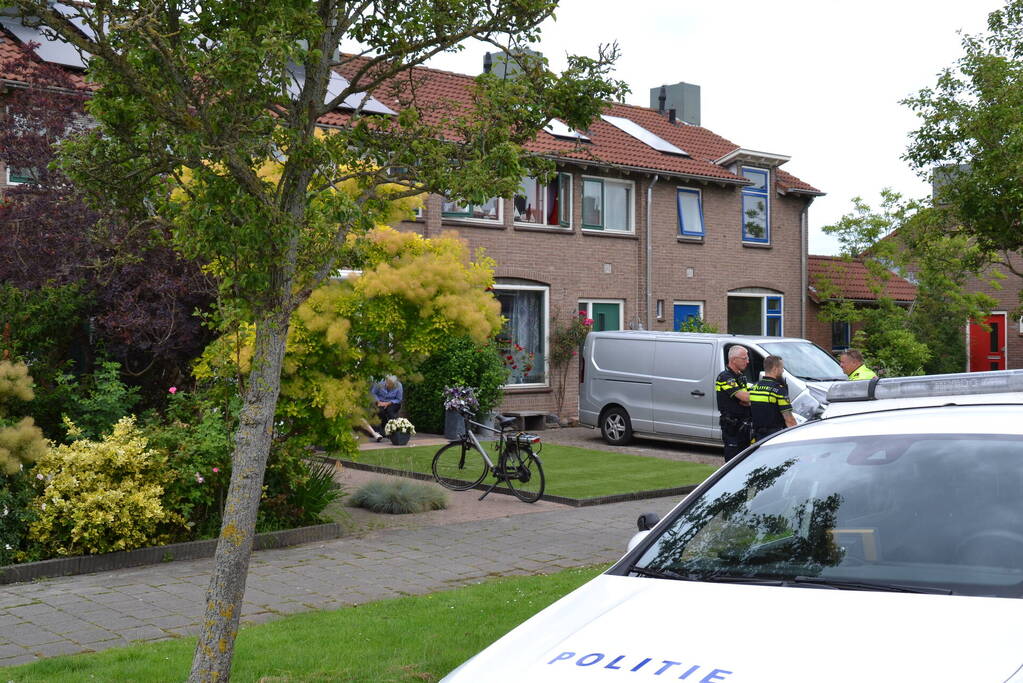 Fietser ten val na botsing met caravan