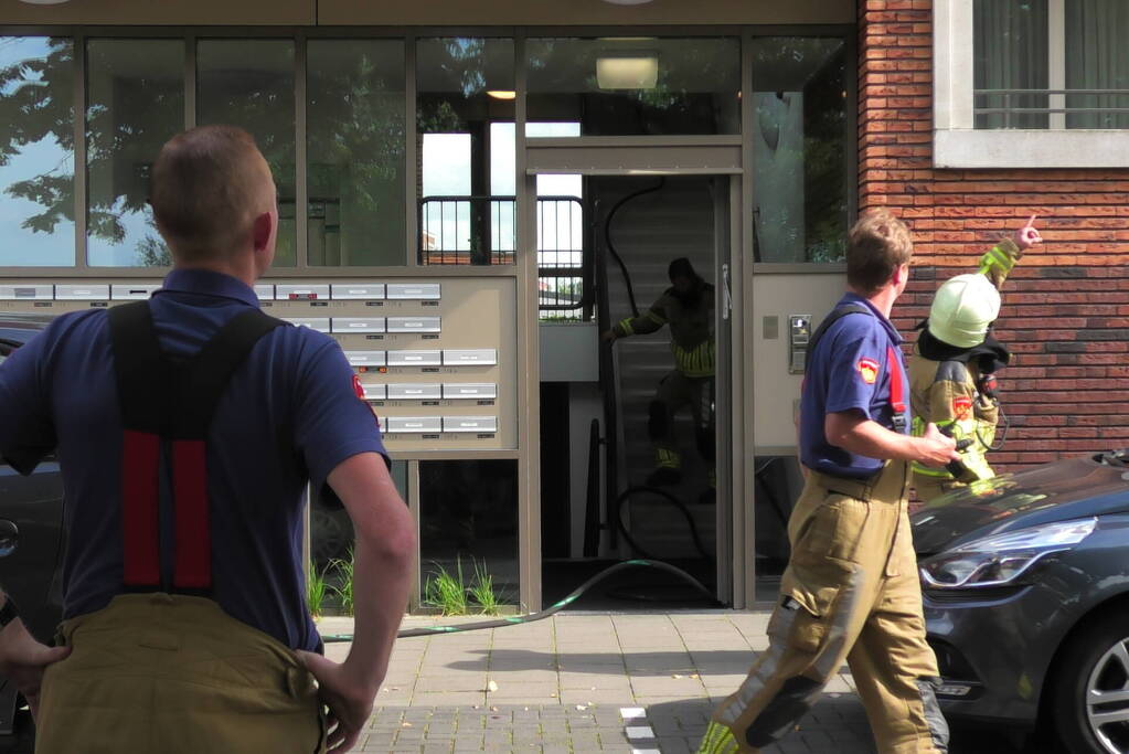 Brand in appartementencomplex