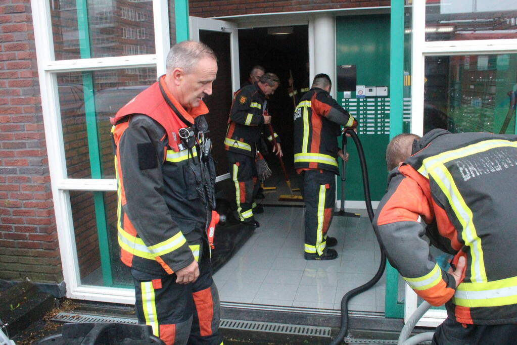 Wateroverlast door hevige regenval