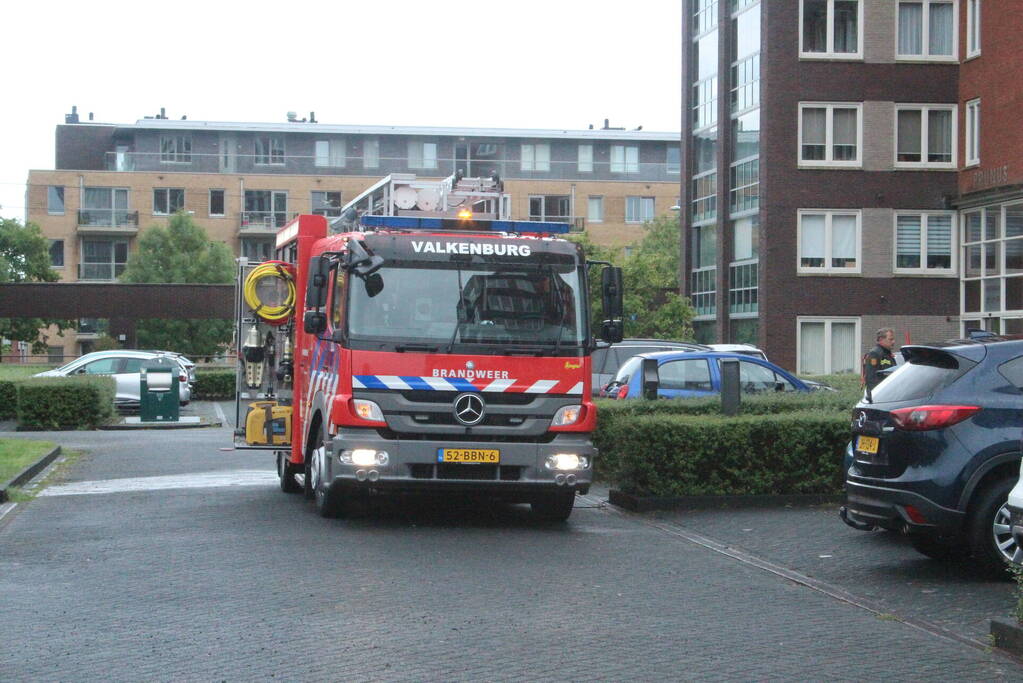 Wateroverlast door hevige regenval