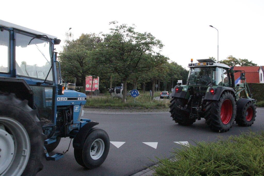 Protesterende boeren keren huiswaarts