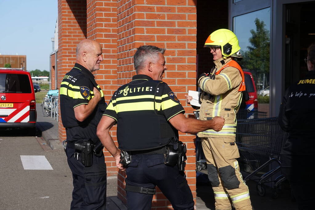 Jumbo-supermarkt ontruimd na gesprongen koelleiding