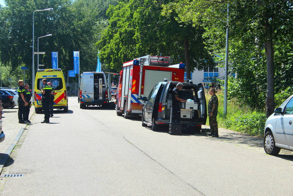 Bedrijventerrein Stevenshof afgezet na vondst explosief