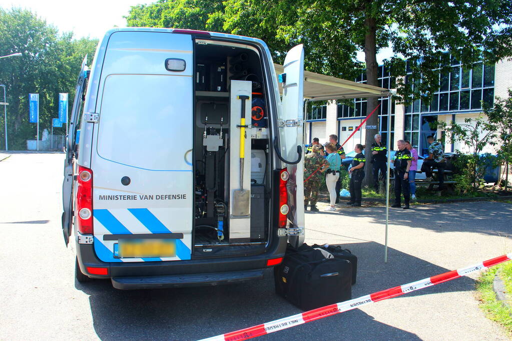 Bedrijventerrein Stevenshof afgezet na vondst explosief