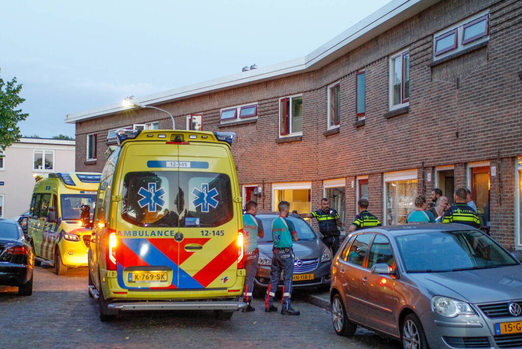 Melding steekpartij in woning