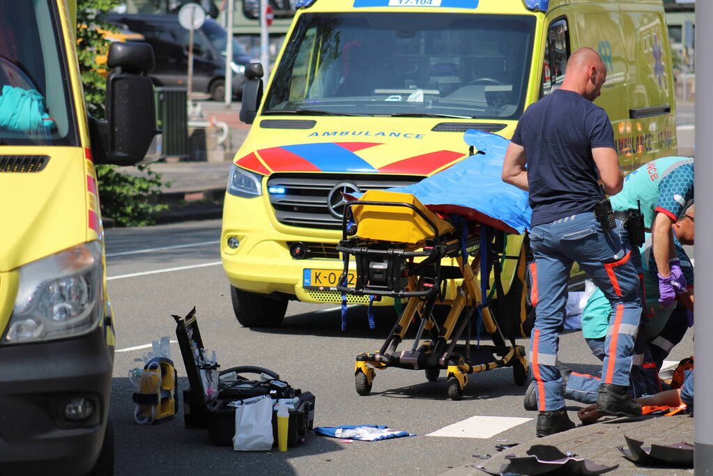Motorrijder gewond na uitwijkmanoeuvre