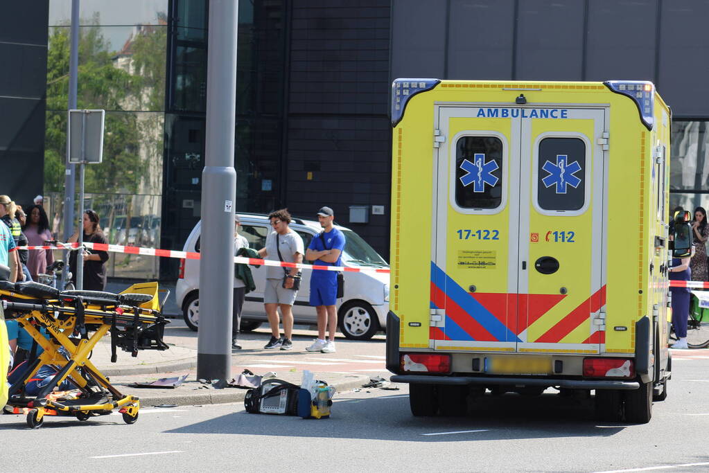 Motorrijder gewond na uitwijkmanoeuvre