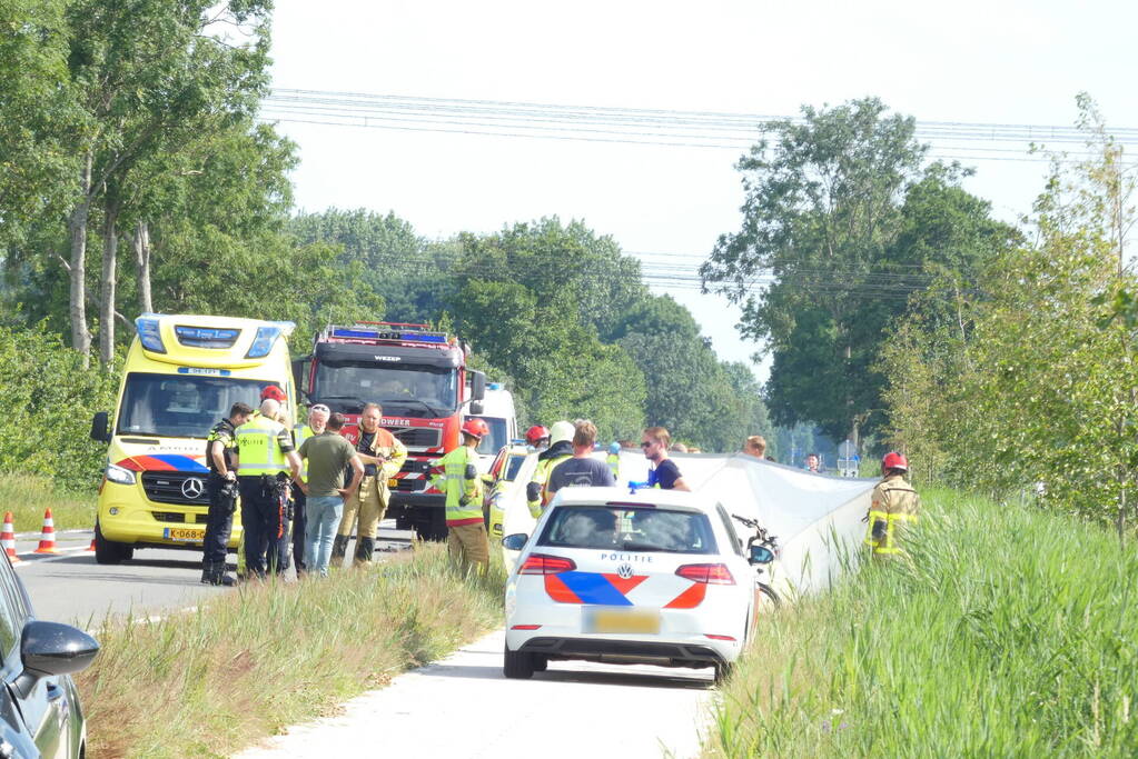 Fietser overleden na aanrijding met auto