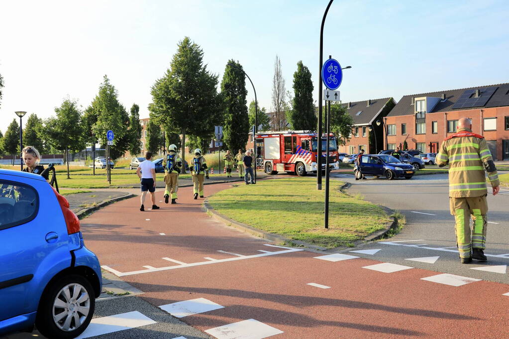 Kop-staart ongeval voor Rotonde 12