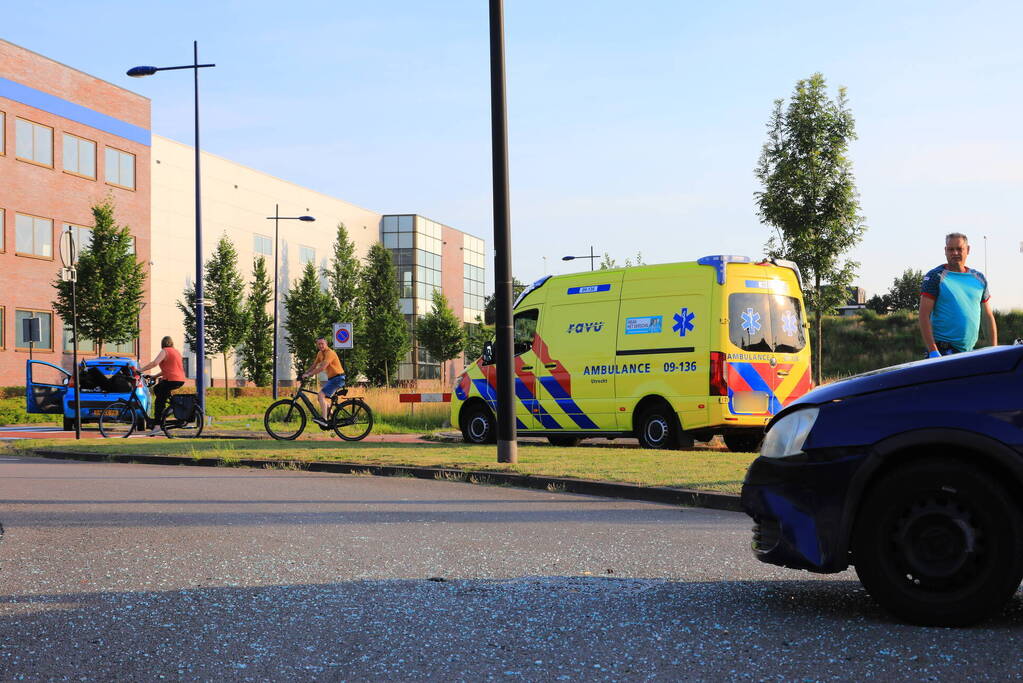 Kop-staart ongeval voor Rotonde 12