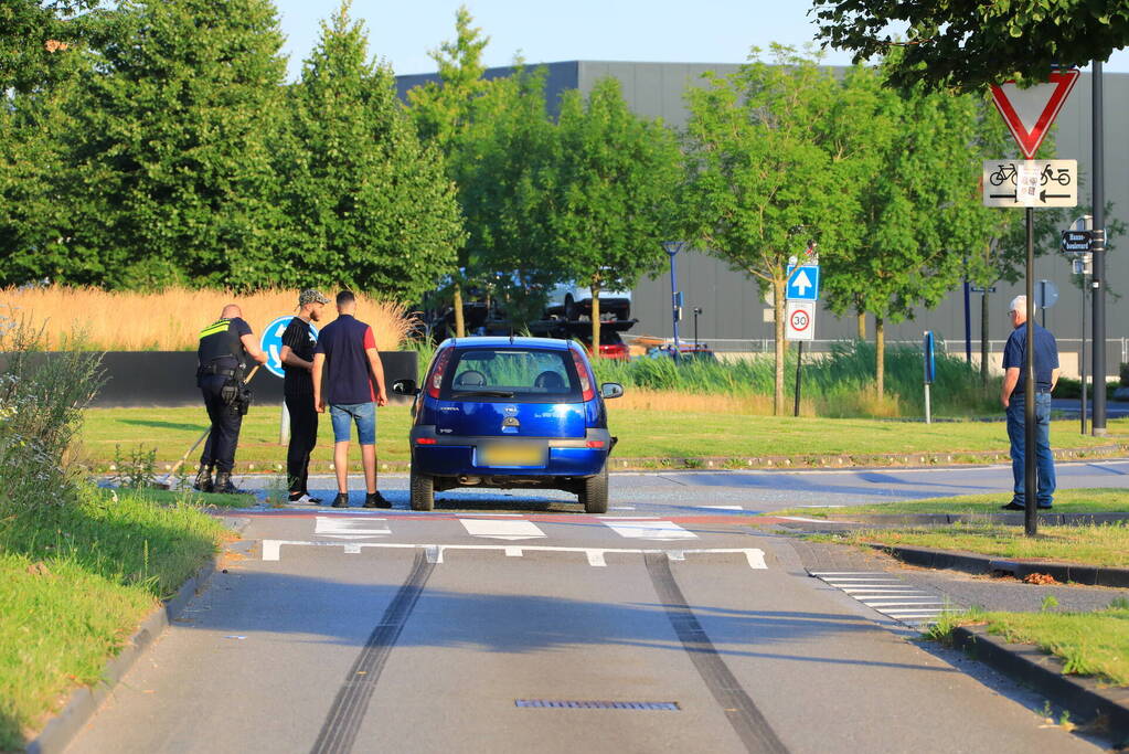 Kop-staart ongeval voor Rotonde 12