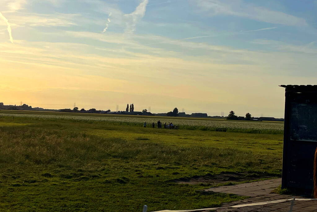 Paard uit sloot gehaald