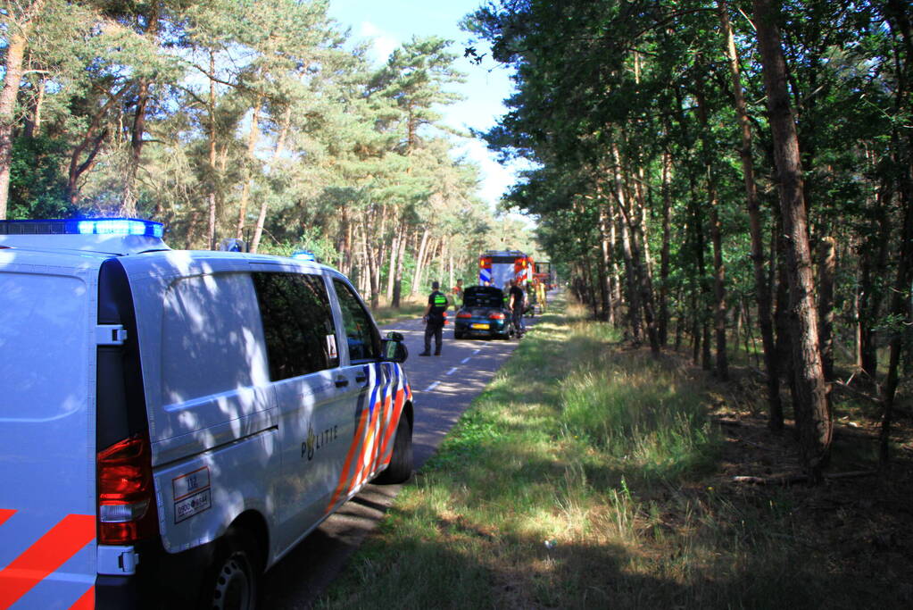 Autobrand snel onder controle