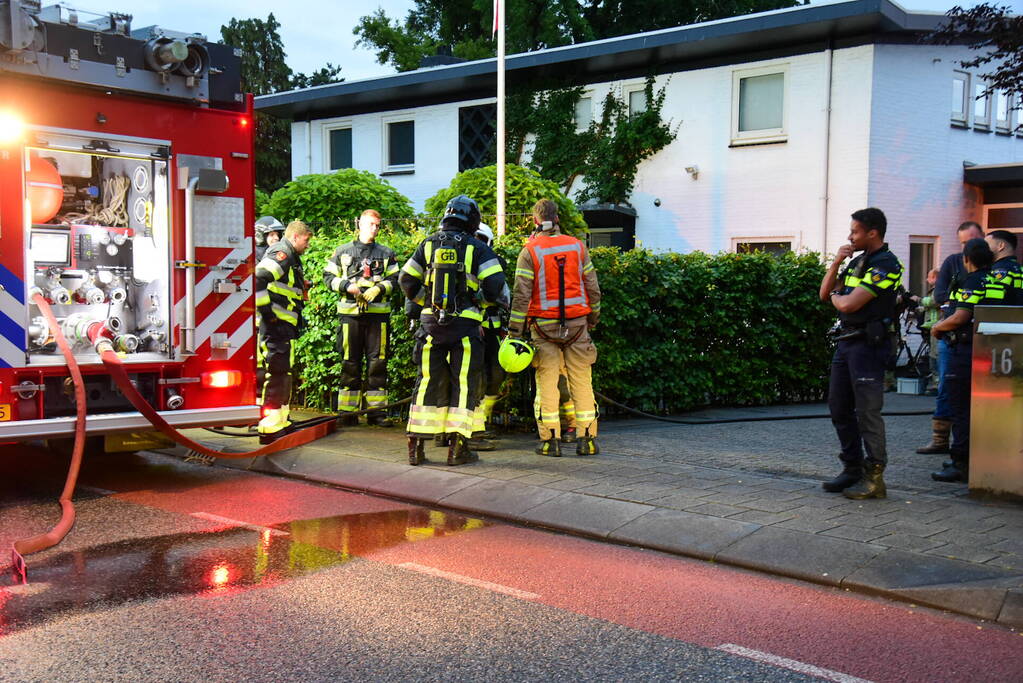Brand in slaapkamer van woning