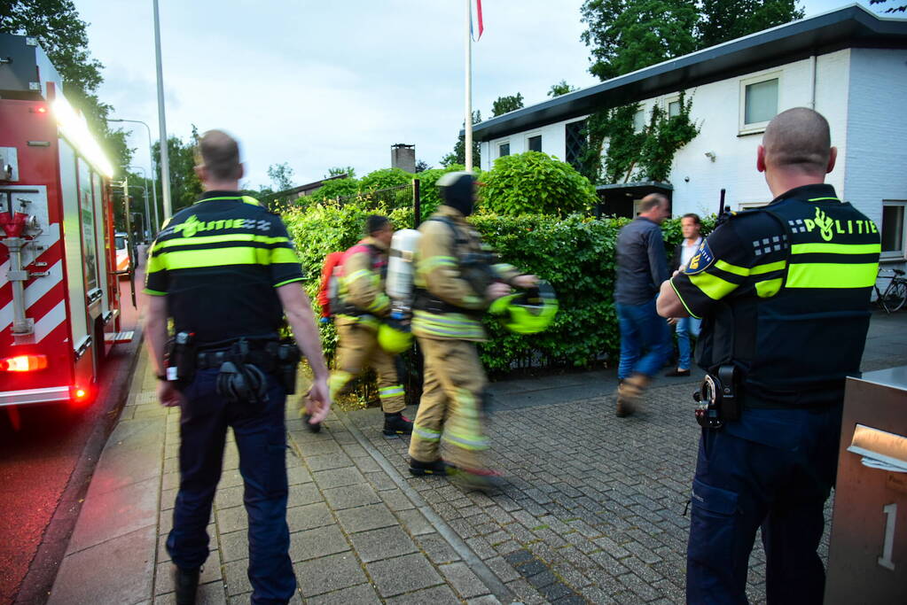 Brand in slaapkamer van woning