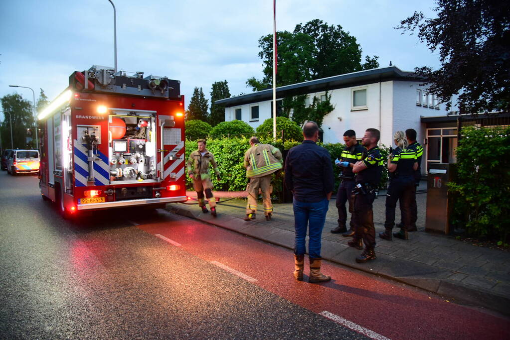 Brand in slaapkamer van woning