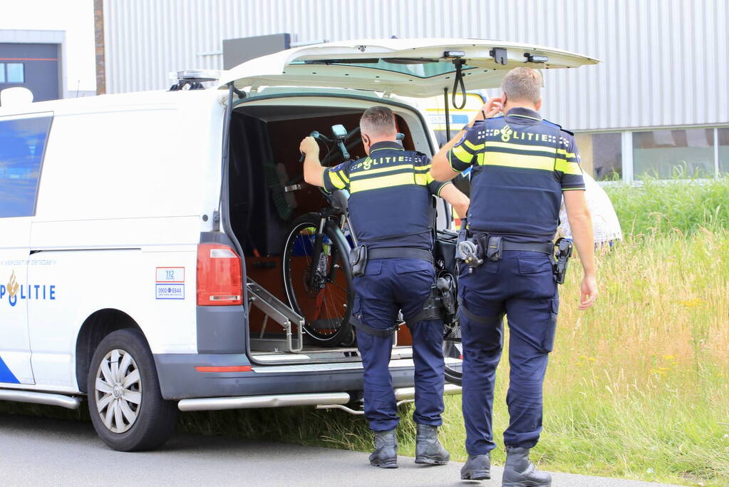 Fietser botst op andere fietser