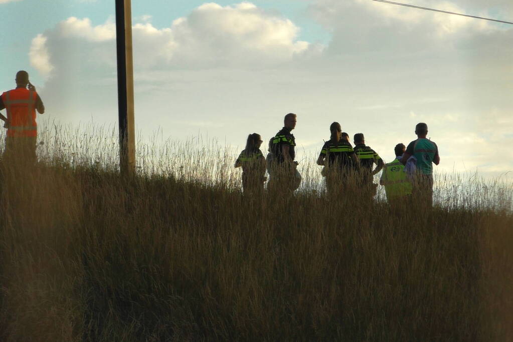 Geen treinverkeer door aanrijding met persoon