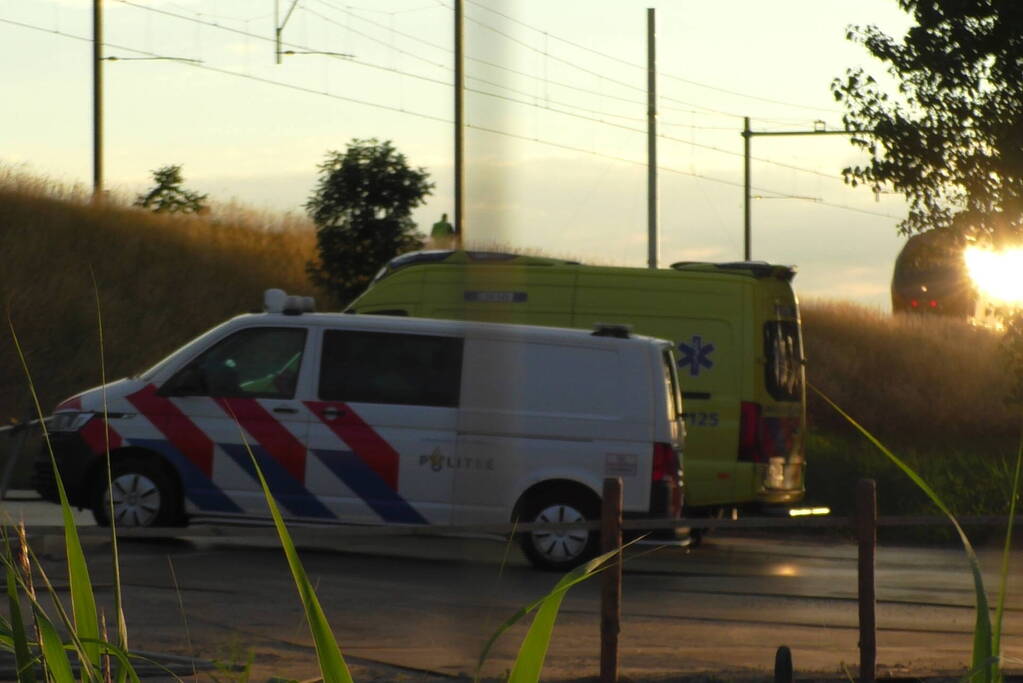Geen treinverkeer door aanrijding met persoon