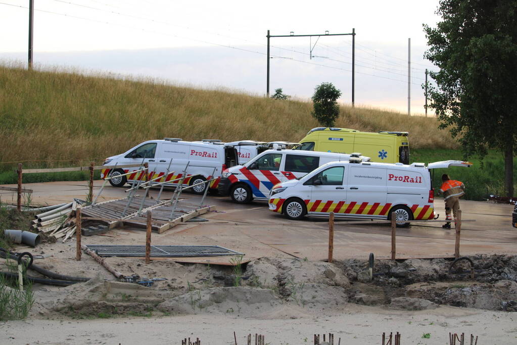 Geen treinverkeer door aanrijding met persoon