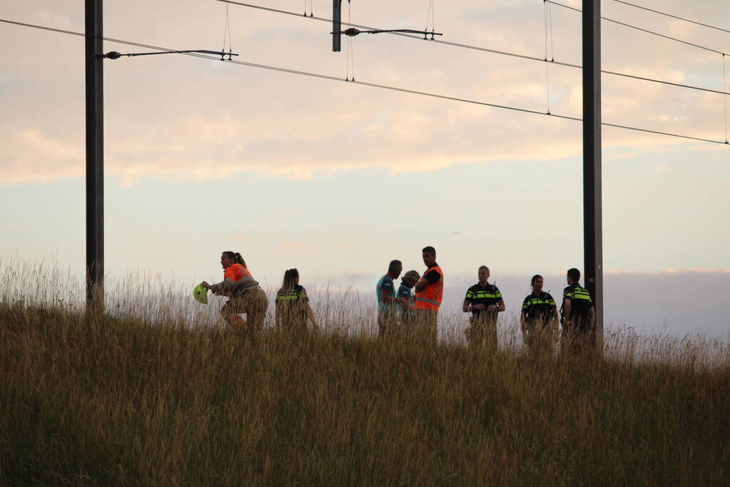 Geen treinverkeer door aanrijding met persoon