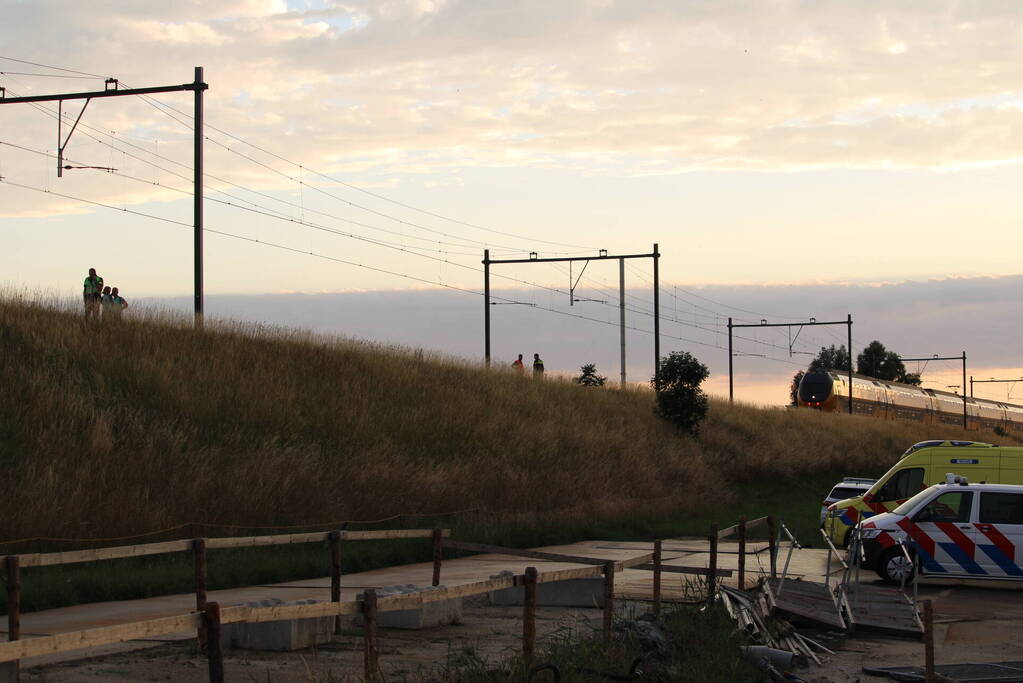 Geen treinverkeer door aanrijding met persoon