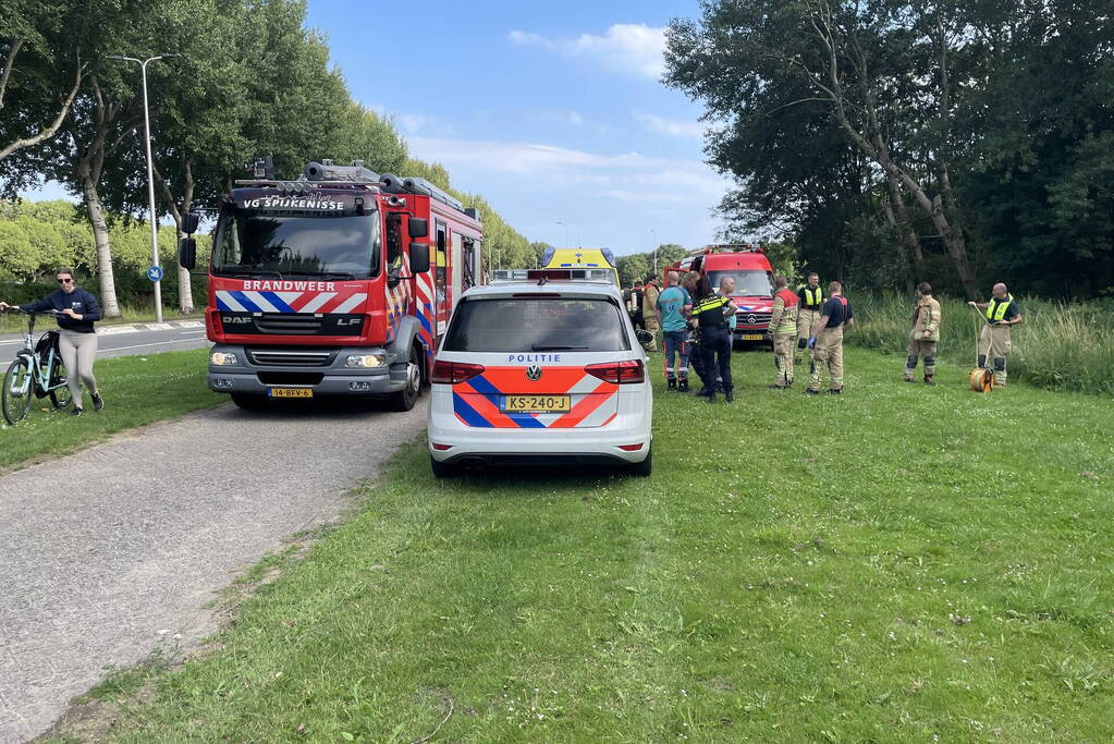 Zoekactie na aantreffen fiets in slootkant
